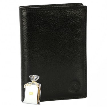 GRAND CLASSIQUE Portefeuille en cuir NOIR N1328 - Grand Portefeuille Homme PACK cadeau Noël. une fête. un anniversaire
