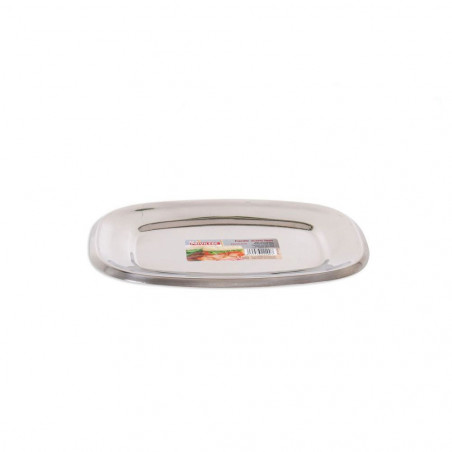 fontaine ovale 40cm lumière inox privilège