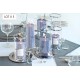 Bougies GLASS SCENTED CANDLE"Lot5 PCS Bougies parfumées BLUE