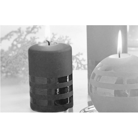 Bougie "CAPELLA" 10x7 cm 1 PCS Bougie décorative NOIR Bougie "CAPELLA" 10x7 cm 1 PCS Bougie décorative NOIR