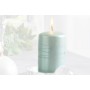 Bougie Cylindrique "ONYX" 10x7cm  VERT