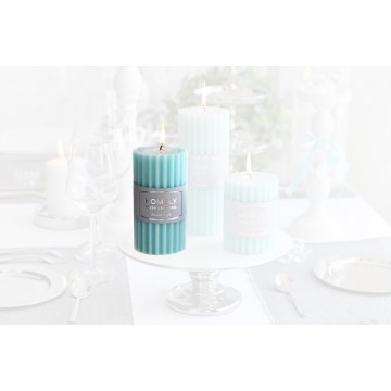 Bougie "HOMELY" 10x7,5 cm Bougie décoratives BLEU