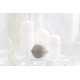 Bougie Ronde CANDLE Mariage  diamètre 10 cm BLANC