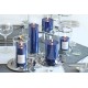 Bougie Cylindrique  "GLASS SCENTED0 CANDLE" 13x7 cm BLEU