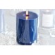 Bougie Cylindrique "GLASS SCENTED0 CANDLE" 13x7 cm BLEU