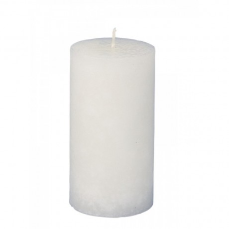 Bougie commémorative violette avec croix en argent