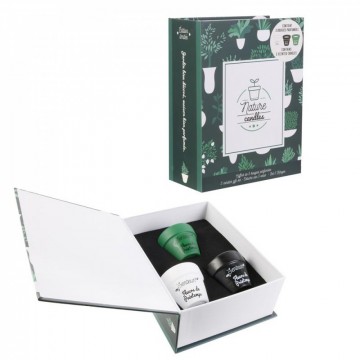 bougie parfumee terracotta x3 coffret jardin