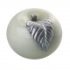 Bougie  POMME" diamètre 10 cm GRIS