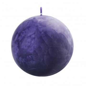 Bougie Ronde "SENSE" diamètre 10 cm GRIS