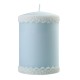 Bougie Cylindrique "GLASS SCENTED CANDLE BABY" 7X10 cm BLEU