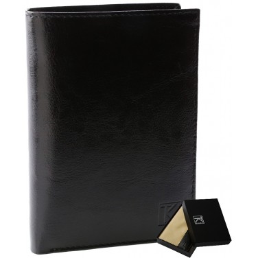 BEST-SELLER TK01 - Portefeuille cuir noir / Portefeuille homme / 15x11