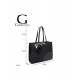 Sac à main femme   + Cadeau surprise, Sac Cabas Femmes PU Cuir ECO Grand Sac a Main Travail Cours Lycee Bandouliere