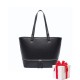 Sac à main femme   + Cadeau surprise, Sac Cabas Femmes PU Cuir ECO Grand Sac a Main Travail Cours Lycee Bandouliere