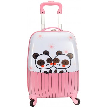 Valise cabine enfant/fille ROSE LOVE PARIS ABS 50X33X20CM