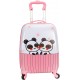 Valise enfant/fille ROSE LOVE PARIS 2031 ABS 50CM