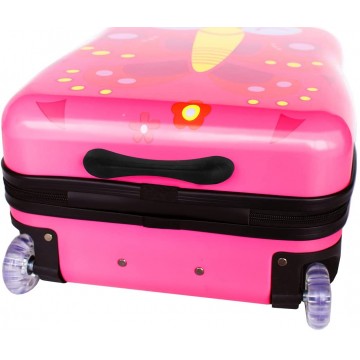 Valise enfant/fille ROSE LOVE PARIS 2031 ABS 50CM
