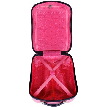 Valise enfant/fille ROSE LOVE PARIS 2031 ABS 50CM