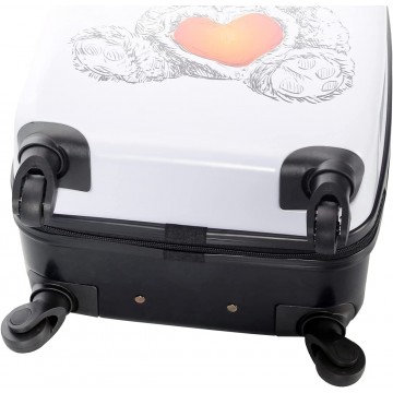 Valise Enfant Type Kids Ourson 48 cm Noir