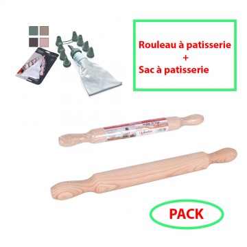 sac à pâtisserie avec 8 accessoires qlux