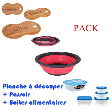 Tapas de table en bambou 27x15cm 3suits Quttin