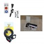Antivol vélo + Pompe à vélo + kit réparation vélo