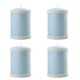 Bougie Cylindrique "GLASS SCENTED CANDLE BABY" 7X10 cm BLEU