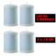 Bougie Cylindrique "GLASS SCENTED CANDLE BABY" 7X10 cm BLEU