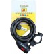 Stahlex Antivol pour vélo 12 mm 150 cm Noir