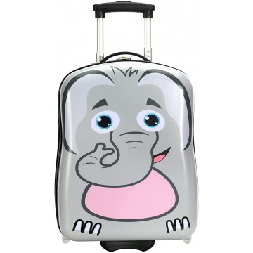 Snowball - Valise Enfant Type Cabine 50 CM Polycarbonate Fille Garçon - Type Easyjet - Ryanair + Cadeau surprise