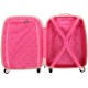 Valise cabine enfant/fille ROSE LOVE PARIS ABS 50X33X20CM