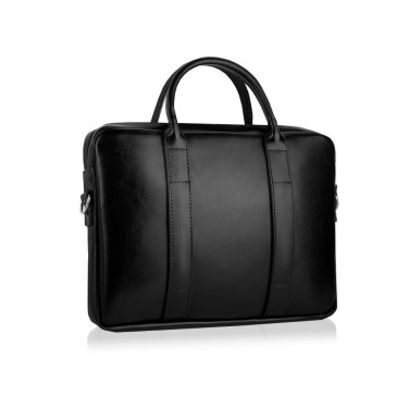 Sac Business Homme Cuir, Mallette BTM Work Briefcase 40 x 22cm Sac Bandoulière + CADEAU OFFERT