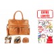 Sac à Main Femme Cuir, Sac en cuir De Vachette - Porte Main / Epaule modèle "So-CITY"