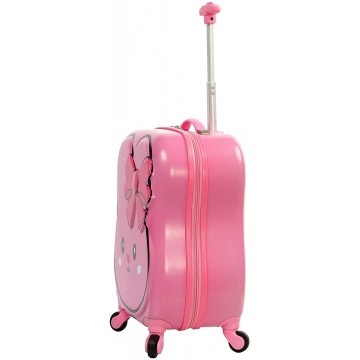Valise enfant/fille ROSE LOVE PARIS 2031 ABS 50CM