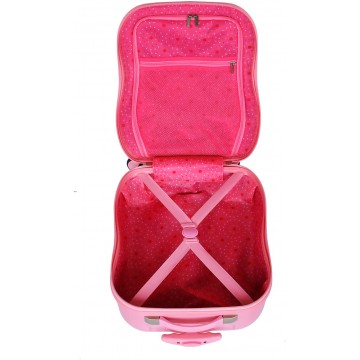 Valise cabine enfant/fille ROSE LOVE PARIS ABS 50X33X20CM