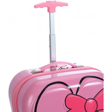 Valise enfant/fille ROSE LOVE PARIS 2031 ABS 50CM