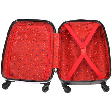 Valise Enfant Type Kids Ourson 48 cm Noir