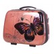 Vanity Case Rigide Rose Gold avec poignée et bandoulière - Madisson.