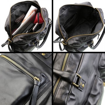 Sac à Main Femme Cuir, Sac en cuir De Vachette - Porte Main / Epaule modèle "So-CITY"