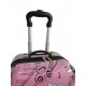 Valise enfant/fille ROSE LOVE PARIS 2031 ABS 50CM
