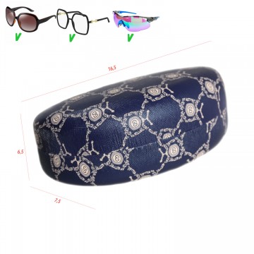 Étuis à Lunettes Rigides, Boîte de Protection de Lunettes de Soleil Mode & Tenadance N3735-8