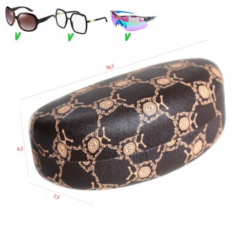 Étuis à Lunettes Rigides, Boîte de Protection de Lunettes de Soleil Mode & Tenadance N3735-8