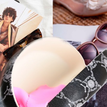 Étuis à Lunettes Rigides, Boîte de Protection de Lunettes de Soleil Mode & Tenadance N3735-8