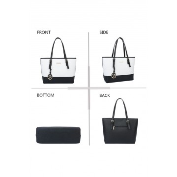 Sac à Main Femmes Grande Capacité - Sac Cabas Cours A4 Lycée - Porté Epaule Taille XL - Porte-Document Travail - Chic Tendance