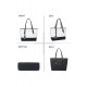 Sac à Main Femmes Grande Capacité - Sac Cabas Cours A4 Lycée - Porté Epaule Taille XL - Porte-Document Travail - Chic Tendance