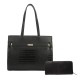 Sac à main femme   + Cadeau surprise, Sac Cabas Femmes PU Cuir ECO Grand Sac a Main Travail Cours Lycee Bandouliere