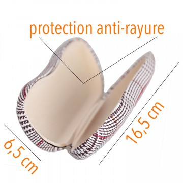 BAZA Etui a lunettes rigide Femme Homme LONDON