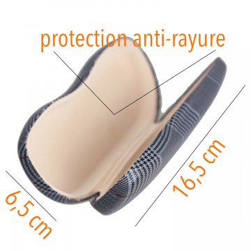 BAZA Etui a lunettes rigide Femme Homme LONDON