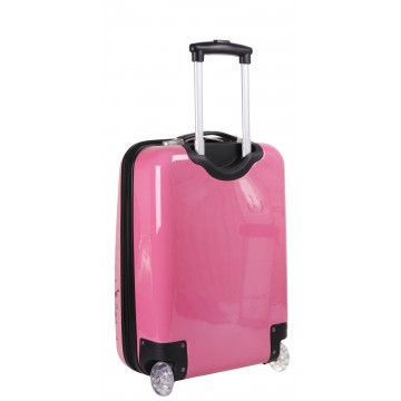 Valise enfant/fille ROSE LOVE PARIS 2031 ABS 50CM