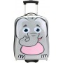 Valise cabine enfant/fille ROSE LOVE PARIS ABS 50X33X20CM