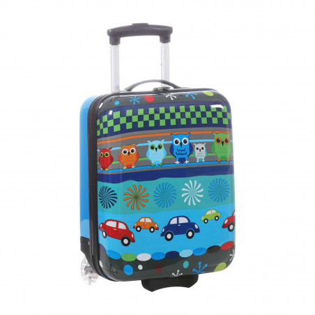 Valise enfant/fille ROSE LOVE PARIS 2031 ABS 50CM